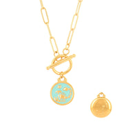 Blue 12 Twelve Constellations Necklace – Jewelry Gift Ideas — 14