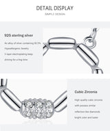 S925 Silver Round Necklace For Women European – Jewelry Gift Ideas — 8