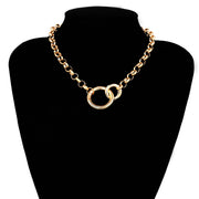 Punk Metal Geometric Necklace – Jewelry Gift Ideas — 9