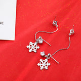 Snowflake Double Pierced Earrings – Useful Gifts — 5