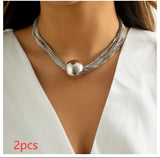 Punk Multi-layer Chain Folding Necklace – Jewelry Gift Ideas — 6
