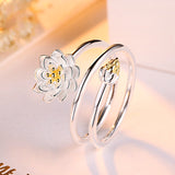 Fashion Simple And Creative Lotus Ring Female – Stylish Gifts — 4