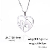 Love Necklace Fashionable Temperament Cutting – Jewelry Gift Ideas — 5