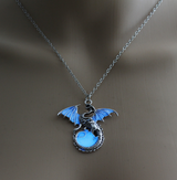 Glowing Vintage Flying Dragon Necklace – Jewelry Gift Ideas — 13