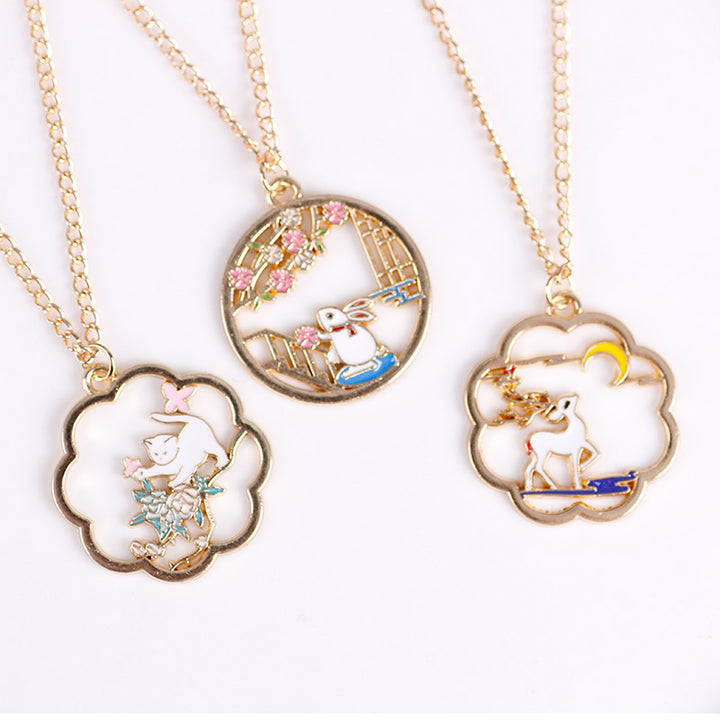Simple And Fashionable Lace Fawn Necklace – Jewelry Gift Ideas — 1