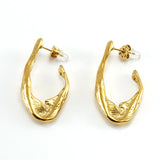 Titanium Steel Irregular Earrings Female 18K Stainless – Stylish Gifts — 2