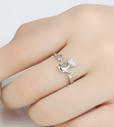 Simple personality creative kitten opening ring – Cat Lover Gifts — 7
