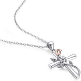 Classic Cross Rose Gold Necklace – Jewelry Gift Ideas — 3