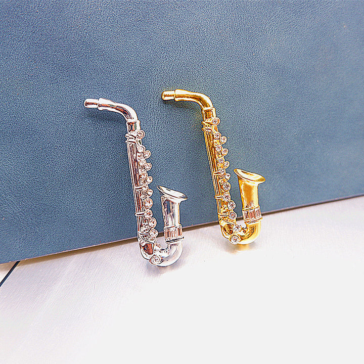 Musical Instrument Saxophone Temperament Brooch – Jewelry Gift Ideas — 1