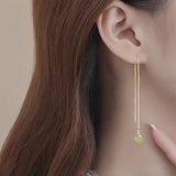 Women's Sterling Silver Temperament Long Ear Wire – Gifts for Her — 3