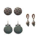 Simple Small Clear Alloy Earrings Retro Set – Thoughtful Gifts — 6