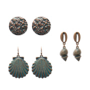 Simple Small Clear Alloy Earrings Retro Set – Thoughtful Gifts — 6