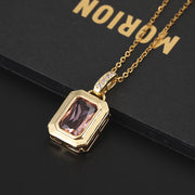RETRO Geometric Color Zircon Necklace – Jewelry Gift Ideas — 4