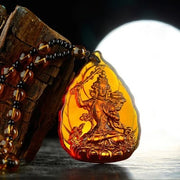 Glass pendant Buddha statue – Jewelry Gift Ideas — 3