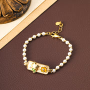 Simple Temperament Oil-spot Glaze Flowers – Jewelry Gift Ideas — 16