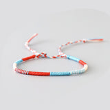 Fashion Colored Mosaic Woven Bracelet – Stylish Gifts — 17