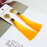 Long Elegant Tassel Earrings Diamond-embedded – Jewelry Gift Ideas — 8