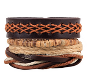 Leather Bracelet Men Multilayer Bead Bracelet – Jewelry Gift Ideas — 5