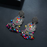 Retro Palace Style Round Earrings Earrings Women – Stylish Gifts — 7