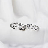 Retro woven twisted magic hoop ring – Small Gift Ideas — 2