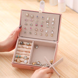 Travel Simple Portable Female Jewelry Box Earrings – Outdoor Gifts — 3