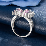 Exaggerated Plum Blossom Ring Flower Ring Female – Gifts for Her — 2
