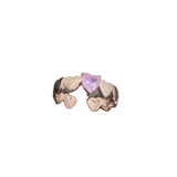 Classic Girl Heart Rose Gold Love Ring – Gifts for Couples — 4