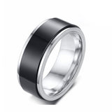Personality Ring Titanium Steel Hip Hop Simplicity – Useful Gifts — 12