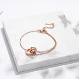 Women's Fashion Colorless Titanium Steel Bracelet – Jewelry Gift Ideas — 8
