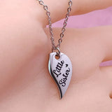 3 PCS Heart-shaped Matching Mom Sisters Necklace Set – Gifts for Her — 5