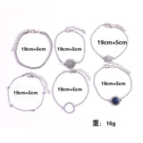 Geometric Hollowed Out Corn Chain Bracelet – Jewelry Gift Ideas — 4