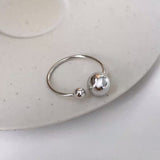 Vintage Index Finger Frosty Sterling Silver Bead – Small Gift Ideas — 4