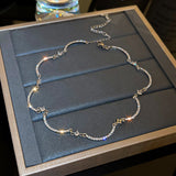Diamond-inlaid Irregular Splice Necklace Cool – Jewelry Gift Ideas — 3