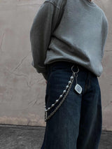 Metal Pearl Waist Chain Men's Accessories Phants – Stylish Gifts — 3