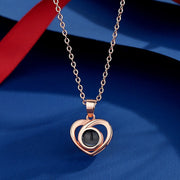 Love Shaped Projection Color Picture Necklace – Jewelry Gift Ideas — 2