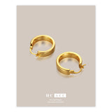 Metal Advanced Geometric Circular Earrings – Birthday Gifts — 6