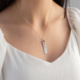 Women's Name Birthday Flower Stone Necklace – Jewelry Gift Ideas — 1