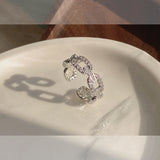 Simple Fashion Personality Trendy Zircon Double Layer – Stylish Gifts — 8