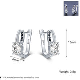 European And American Zircon Rhinestone Stud Earrings – Stylish Gifts — 3