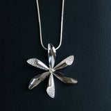 Flower Long Crystal Pendant Sweater Chain – Jewelry Gift Ideas — 4