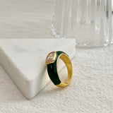 Women's Drip Oil Zircon Fashion Ring – Stylish Gifts — 5
