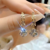 Trendy Niche Design Zircon French Crystal Earrings – Stylish Gifts — 5
