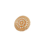Retro Ethnic Style Round Hollow Diamond Ring – Stylish Gifts — 3