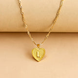 Hexagon Imitation Gold Pendant Necklace Peach – Jewelry Gift Ideas — 16