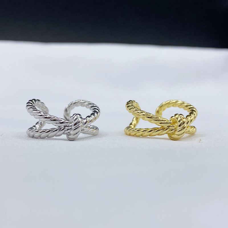 Personality Cold Wind Twisted Twist Ring – Meaningful Gifts — 1