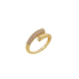 Ladies Diamond Real Gold Plated Ring – Unique Gift Ideas — 6