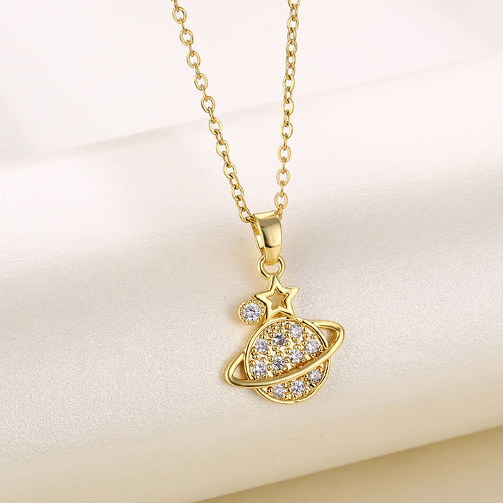 Fantasy Planet Pendant Fashion Necklace – Jewelry Gift Ideas — 1