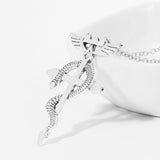Fashion Creative Alloy Cross Snake Necklace – Jewelry Gift Ideas — 4