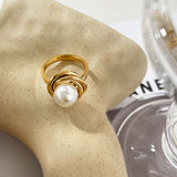 Niche Pearl Ring Female Light Luxury Design Sense – Gifts for Her — 4