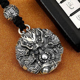 Nine Dragons Playing With Beads Peace Charm – Jewelry Gift Ideas — 7